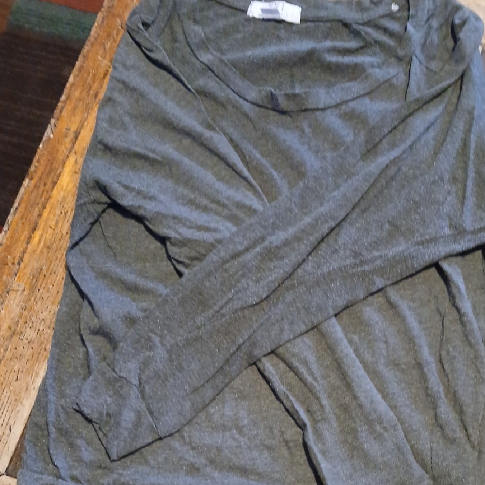 Essentials Olive Green Knit Top